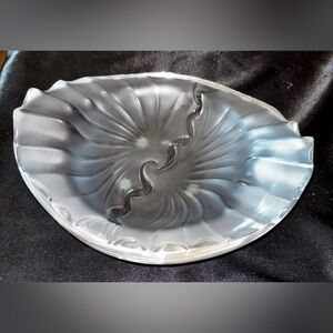 MCM Lalique France “Nancy" Crystal Bowl/Cendrier  
Signed